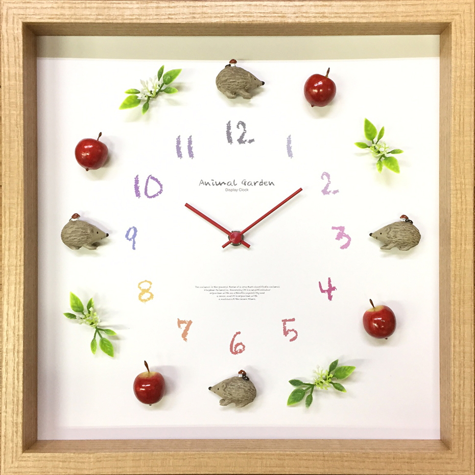 【個人宅配送不可】Display Clock Hedgehog-3