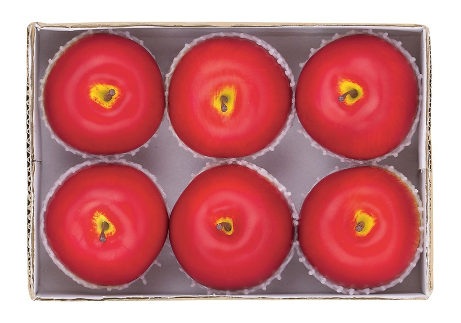 【個人宅配送不可】90mmアメリカンアップル(6P/パック)<BC付>