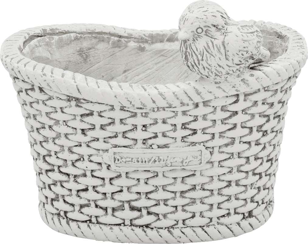 元上代¥3400【個人宅配送不可】リリアンバスケットオーバルS-GY