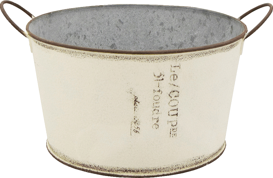 【個人宅配送不可】ルクープスリーローポットS-WH