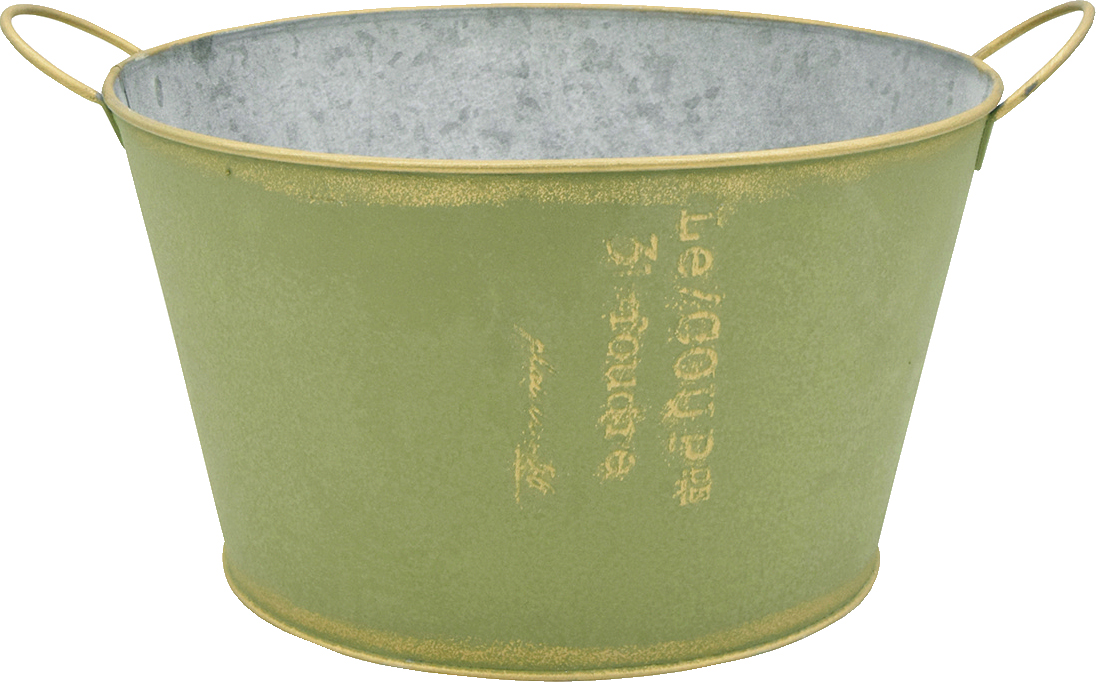 元上代¥1200【個人宅配送不可】ルクープスリーローポットL-GR