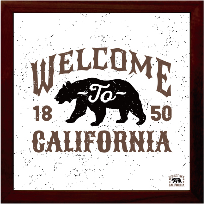 �y�l��z���s�zSign Frame 400seires Welcome to California