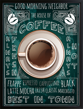 �y�l��z���s�zArt Frame The House of Coffe