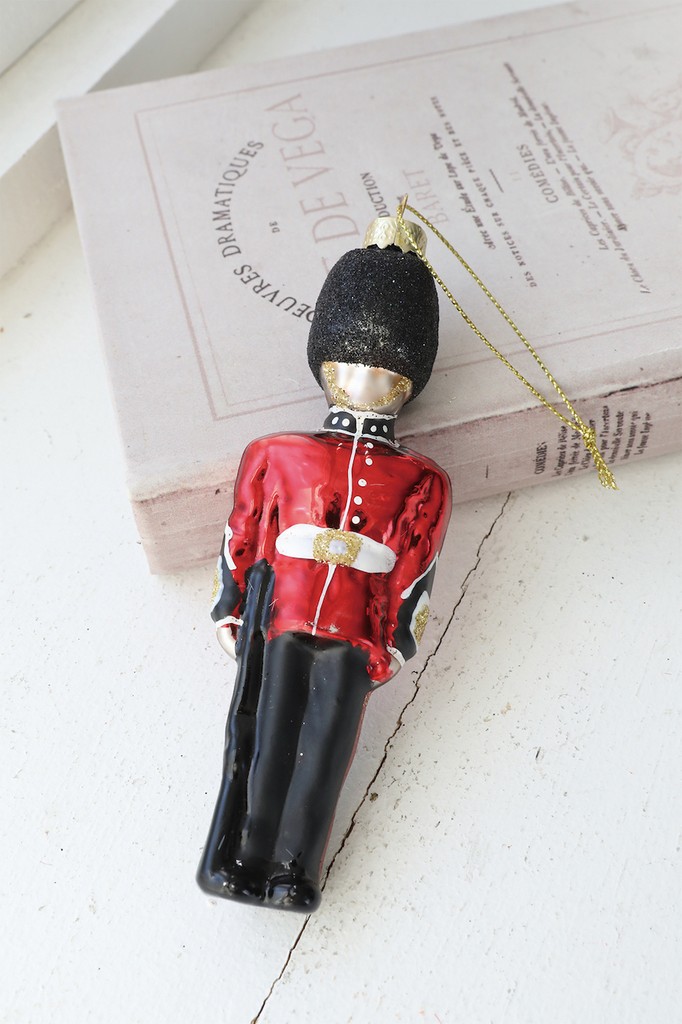 【個人宅配送不可】スコッツガード・ガラスオーナメント