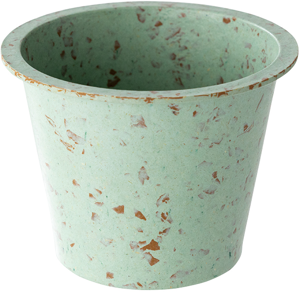 カラフルバンブーポット-S/ミントグリーン(10個)