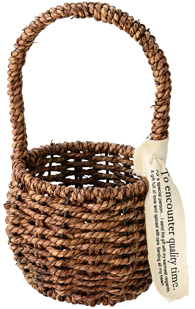 ハンドルカゴバッグナチュラルM(4P)