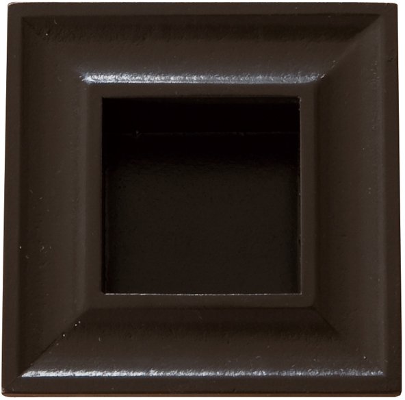 ウッドフレームダークブラウン6個