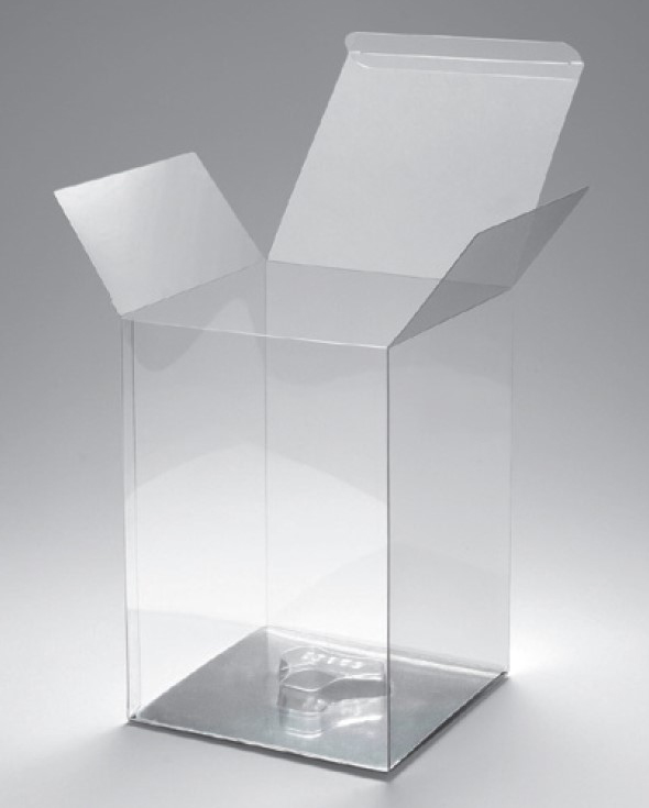 【メーカー廃盤】クリアケース(14x14xH20cm)上クリア 2枚入り