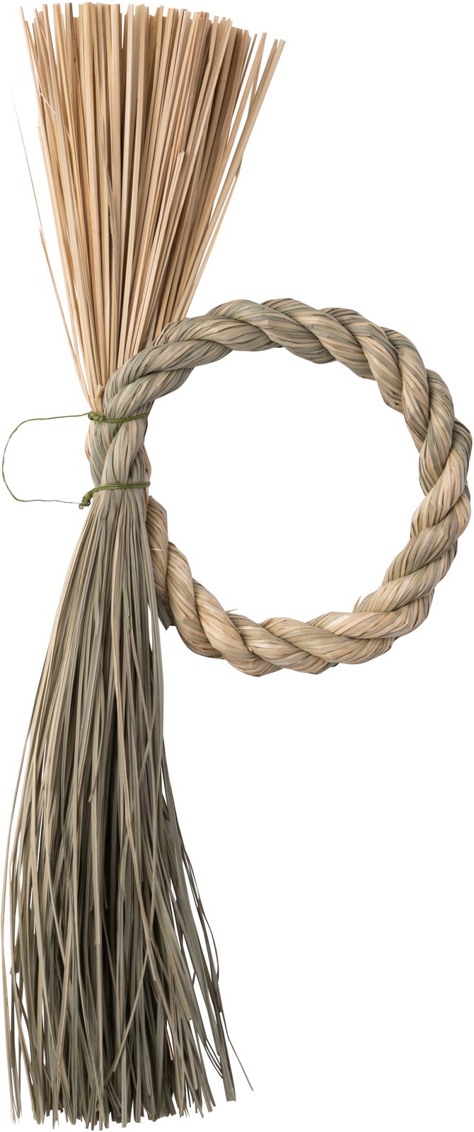 しめ縄リースM モスグリーン