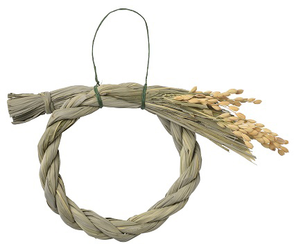 しめ縄リース稲穂付10c: 正月雑貨 ｜ YDMオンラインストア ｜ 横浜