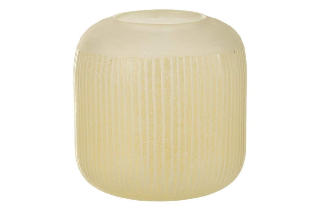 VAAS STREPEN GLAS LICHT GEEL S