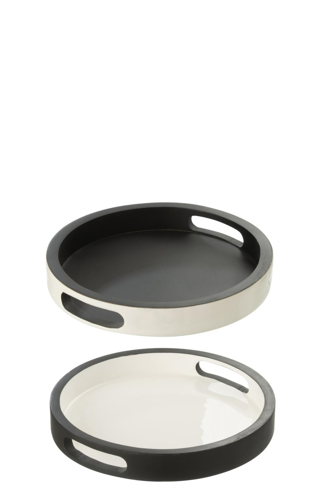 TRAY VIK WOOD B/W ASS/2