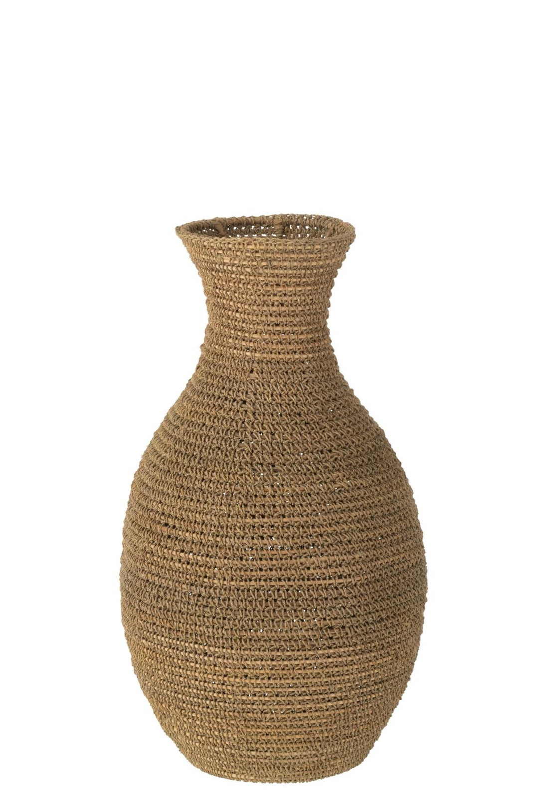 VASE LISE SEAGRASS NAT M