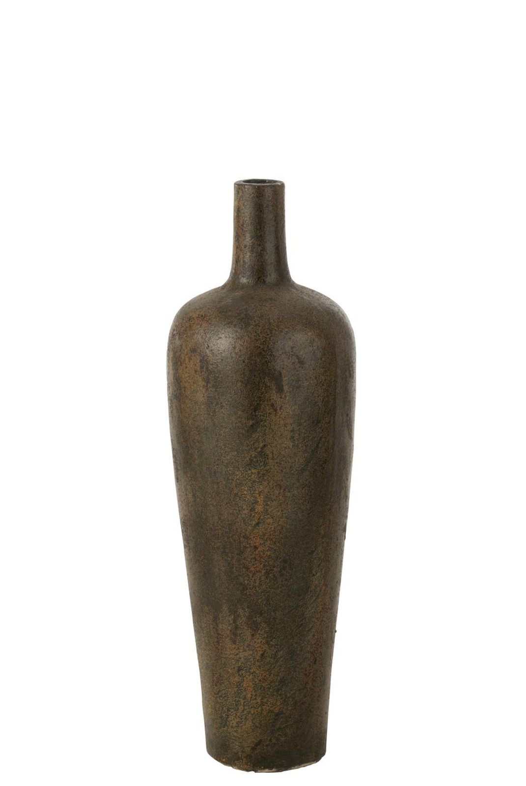 ��VASE VICTOR CEMENT BROWN
