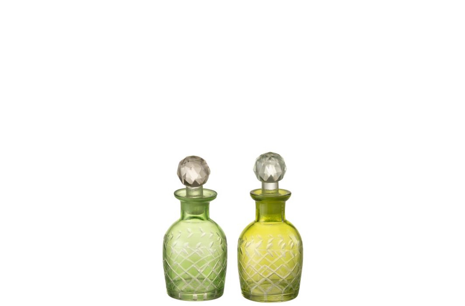 CARAFE LEAVES GL GRN S