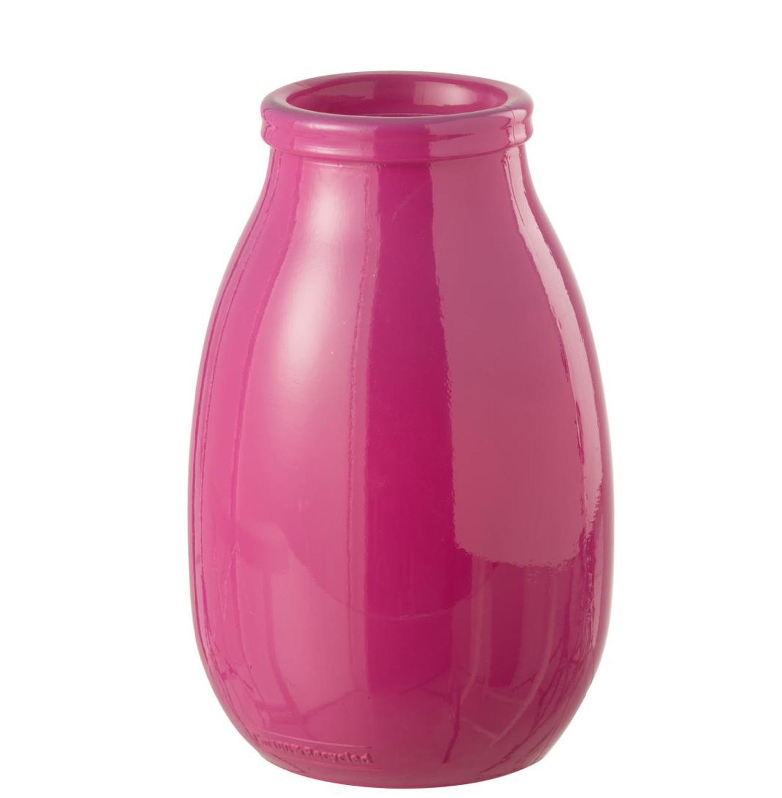 ��VASE GL PINK L
