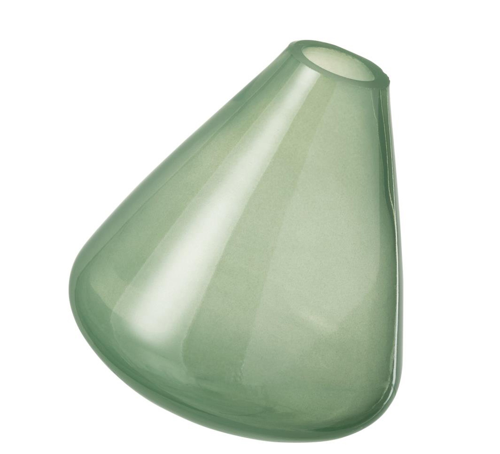 ��VASE TOPAZ GLA DRK GRN