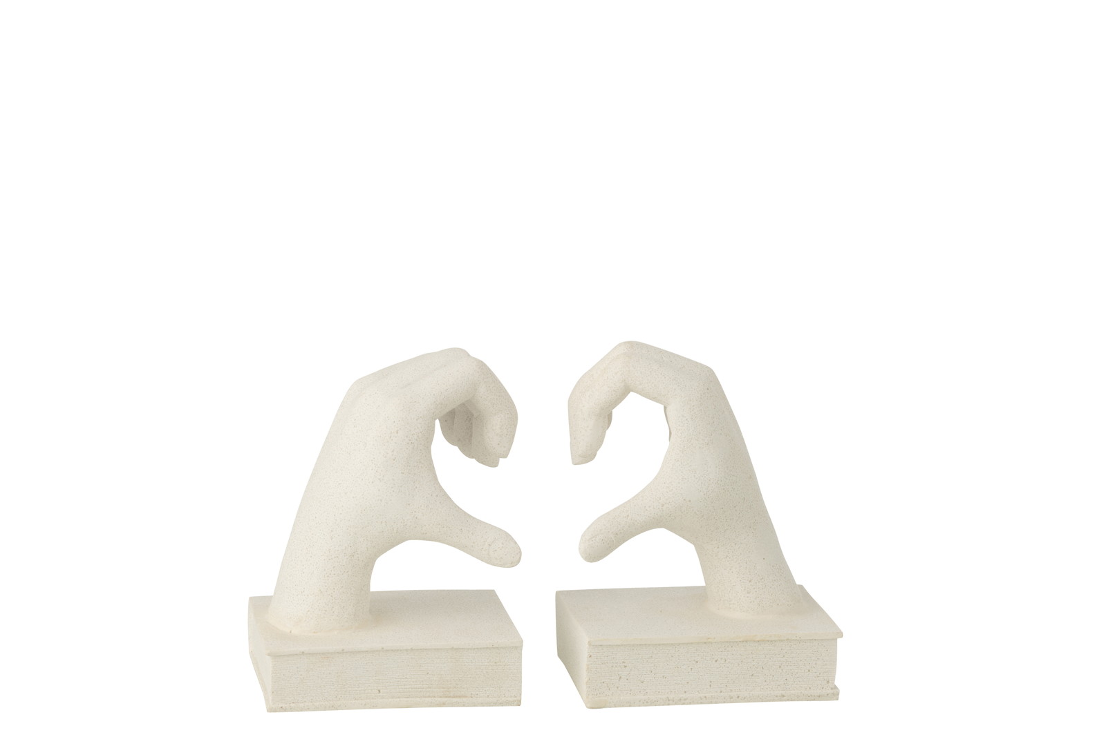 ��S/2 BOOKND HANDS LOVE