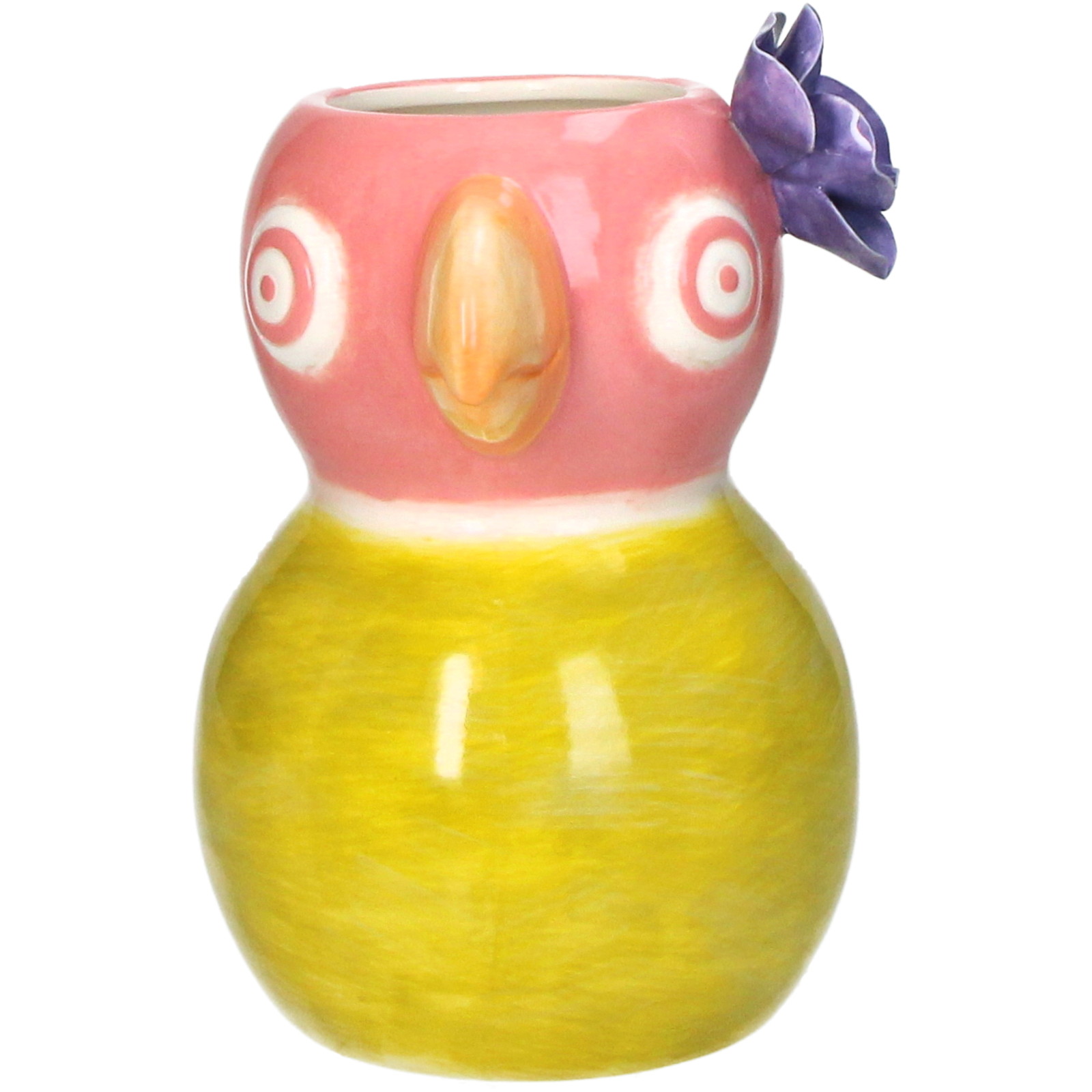 ��Vase Bird Stoneware Mult