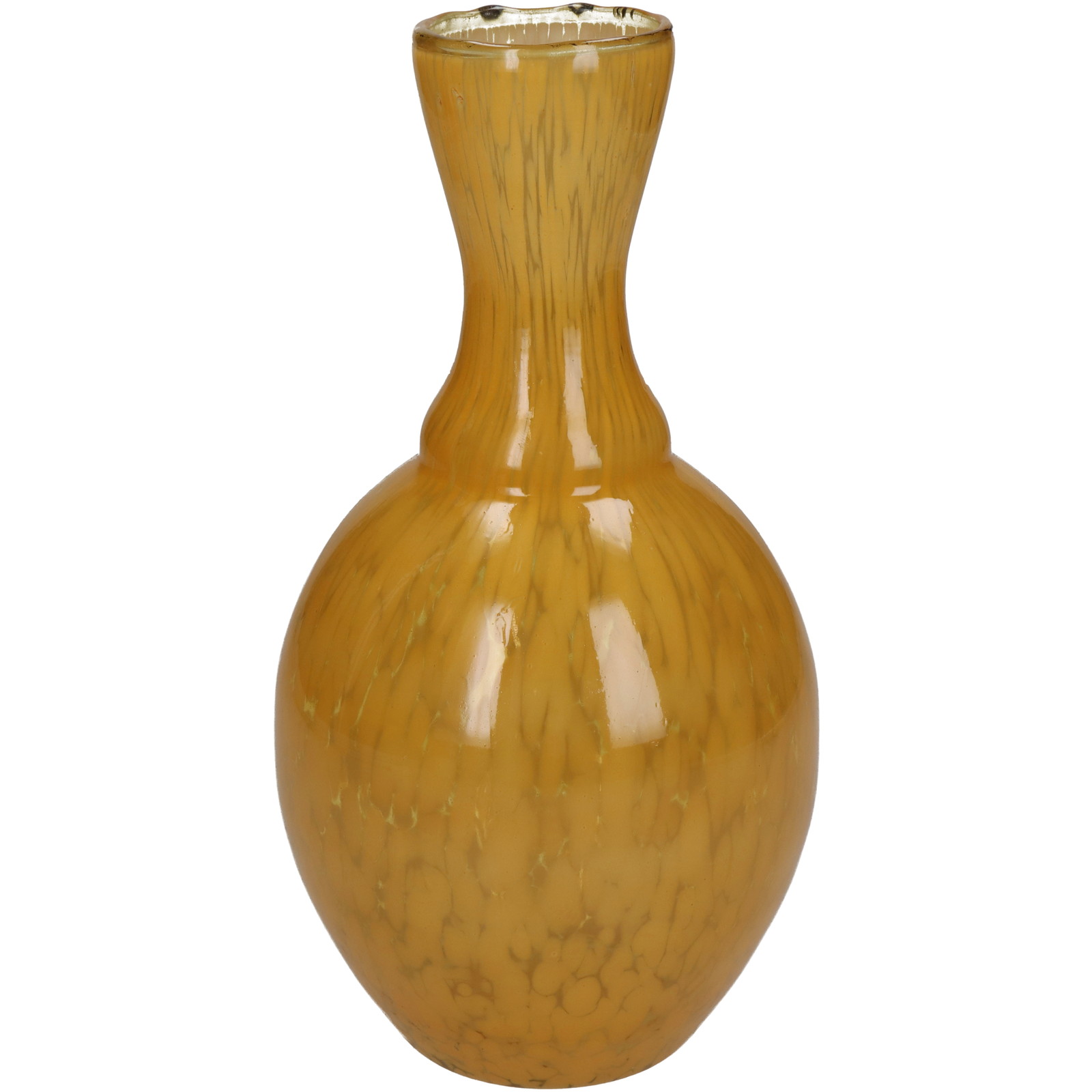 ■Vase Ochre 12x12x23cm