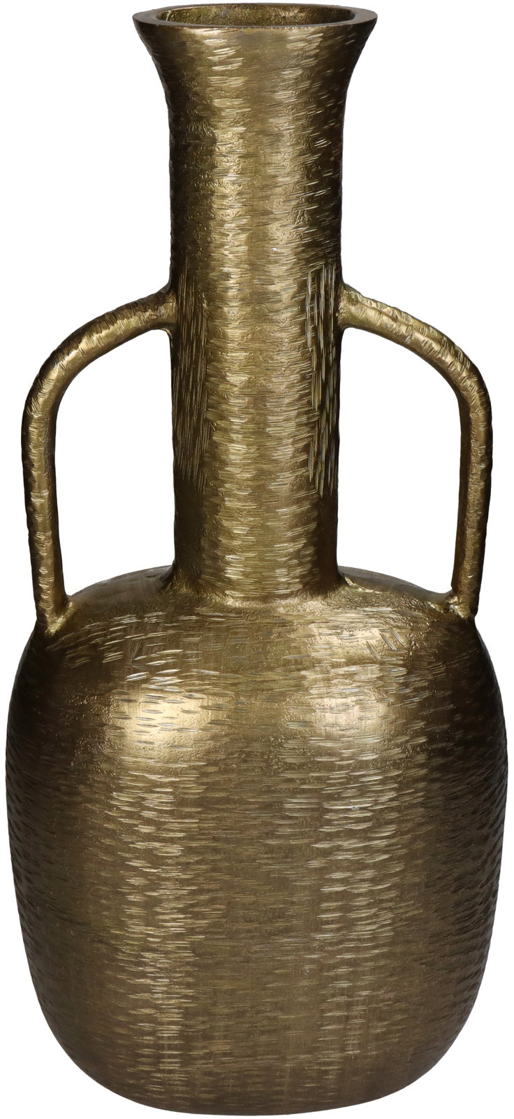 Vase Aluminium Gold 21x15x47cm