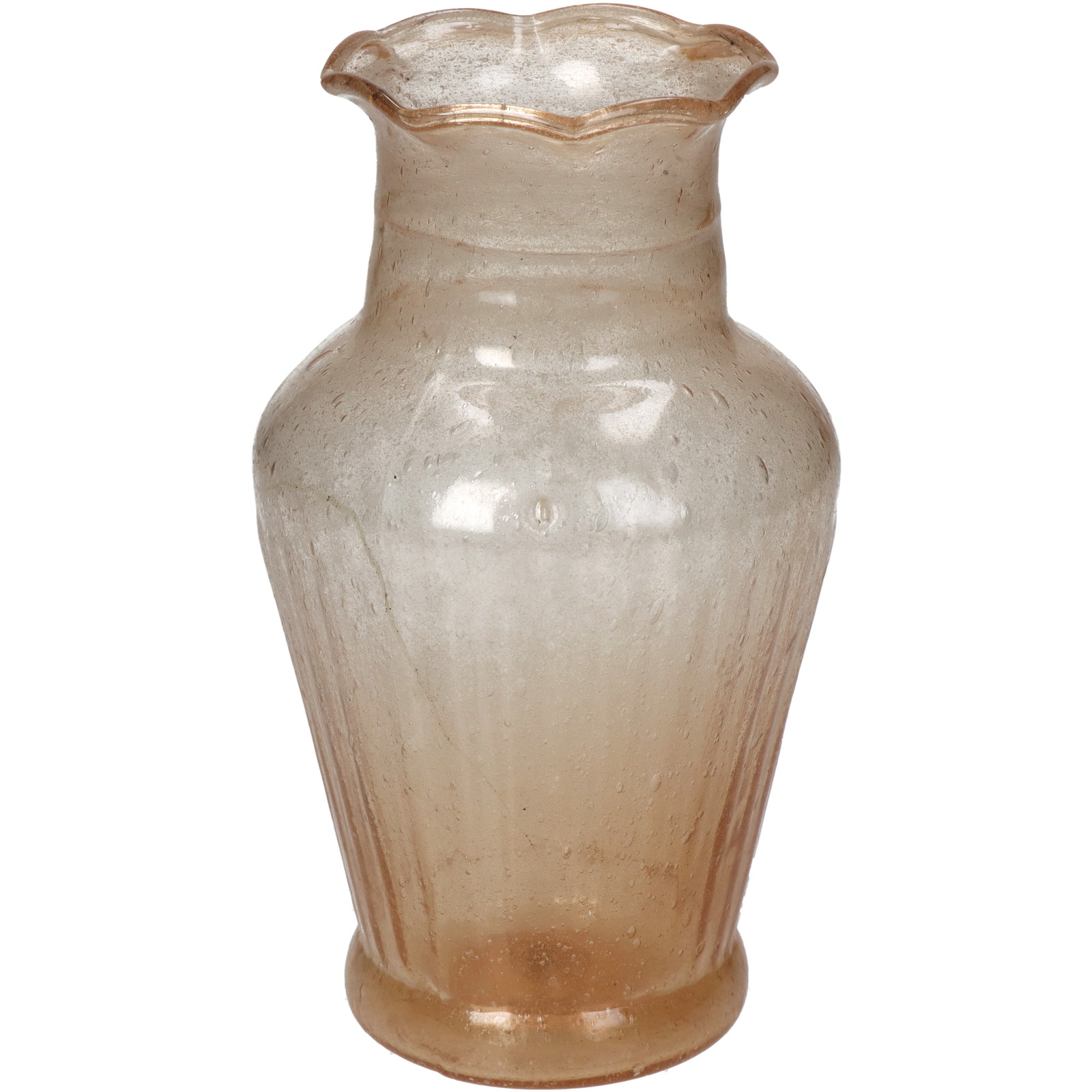 Vase Orange 9x9x15cm