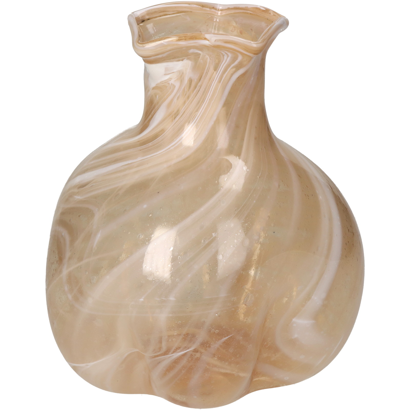 Vase Orange 14x14x15cm