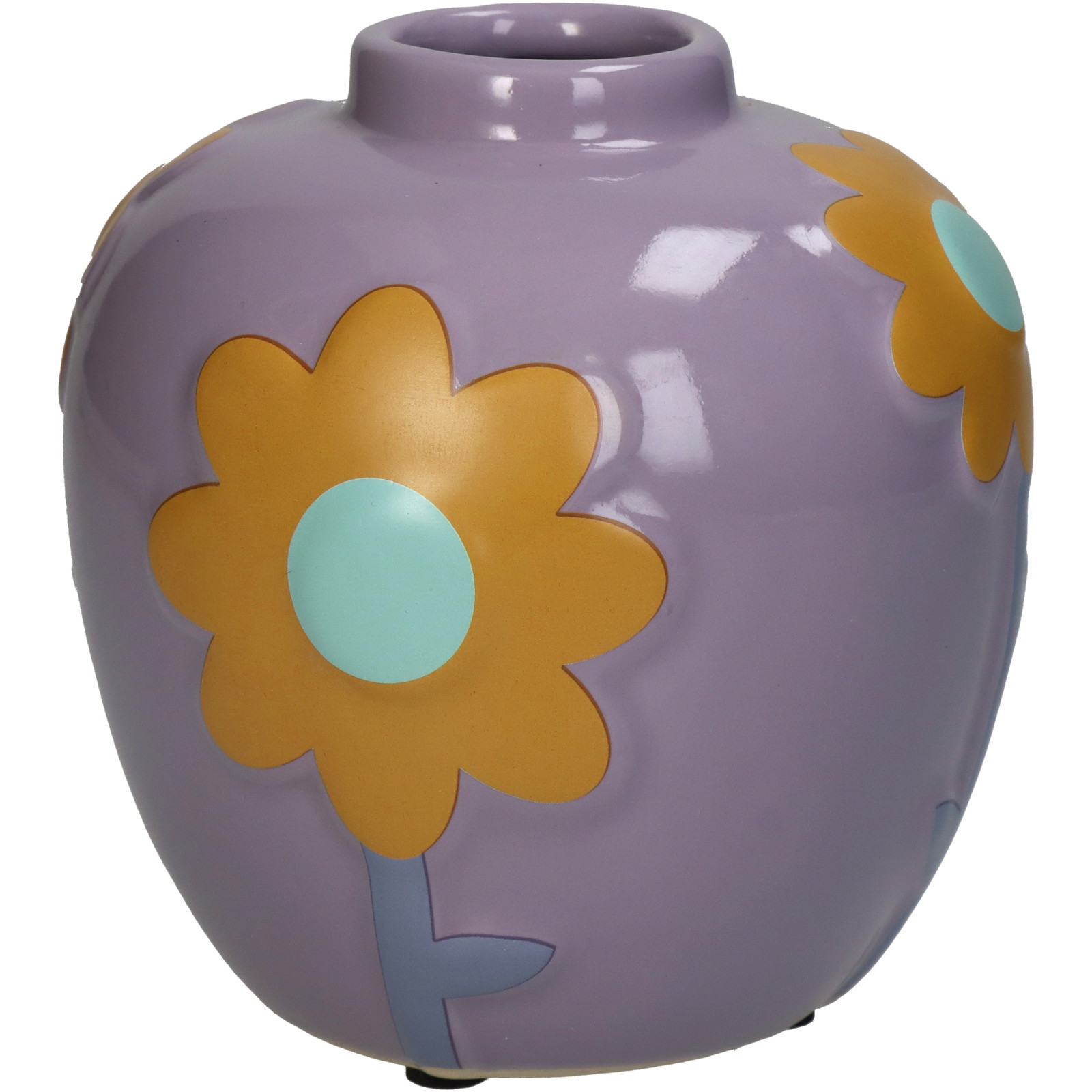 ■Vase Flowers Multi 13x13x13cm