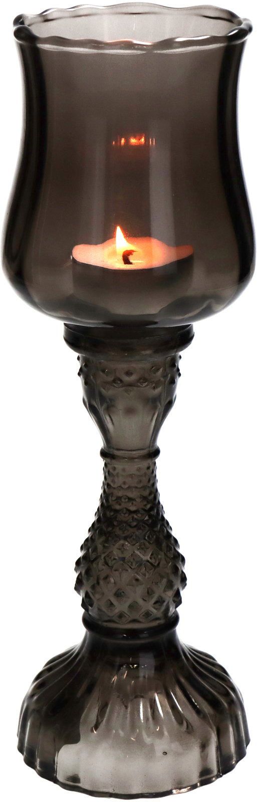 Candle Holder Black 9x9x26cm