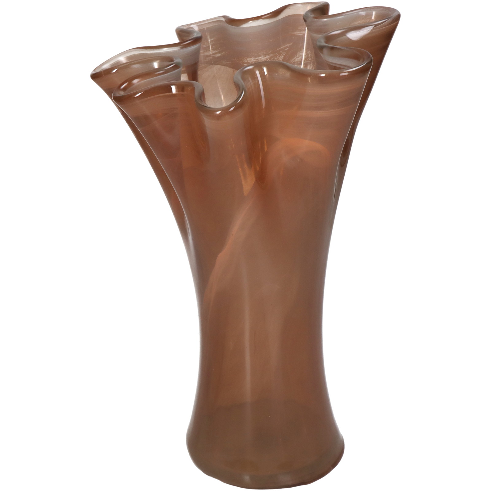 Vase Recycled Brown