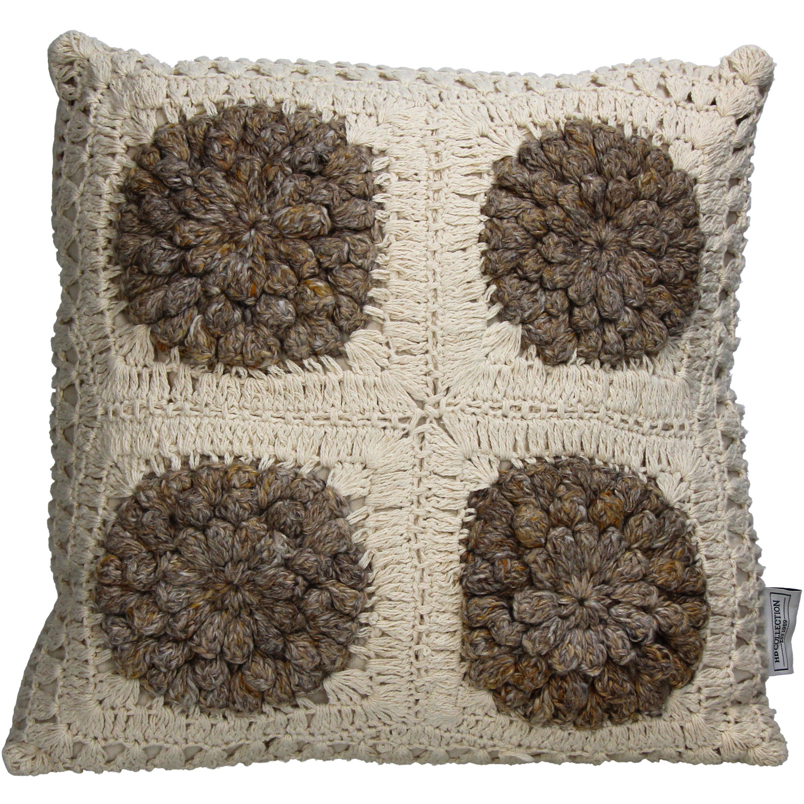 Cushion Cotton Ivory 45x45cm