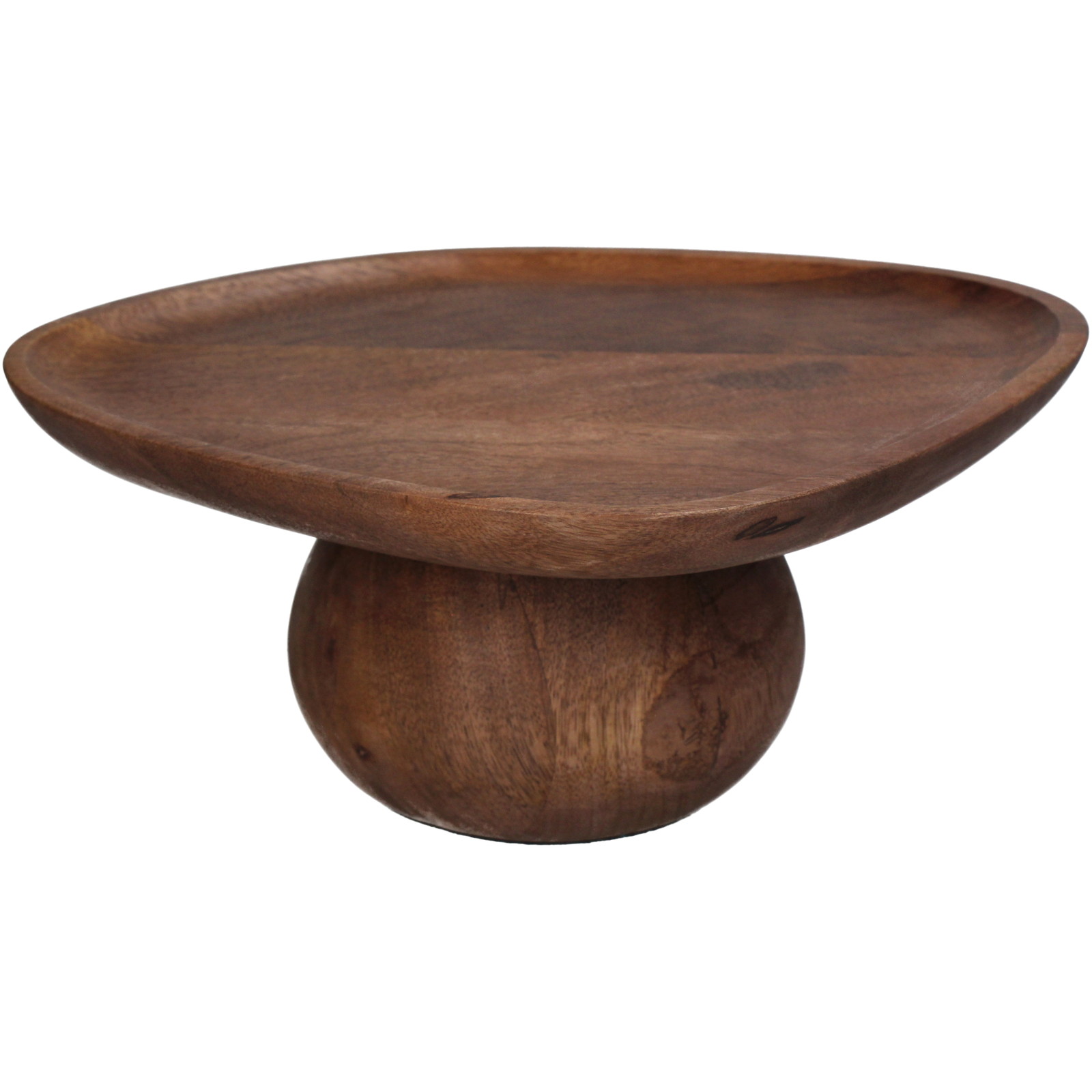 Cake Stand Wood Brown