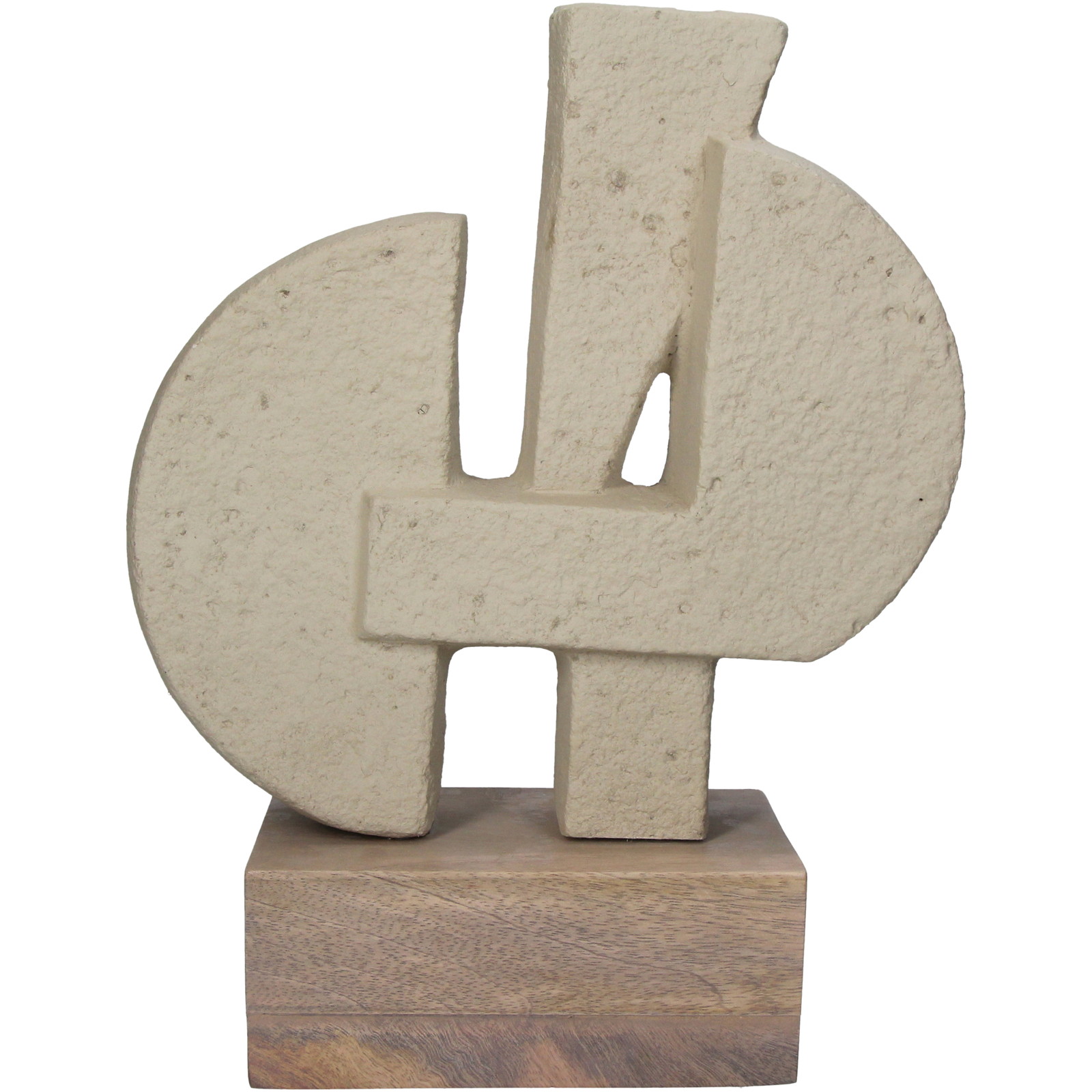 Ornament Papermache Beig