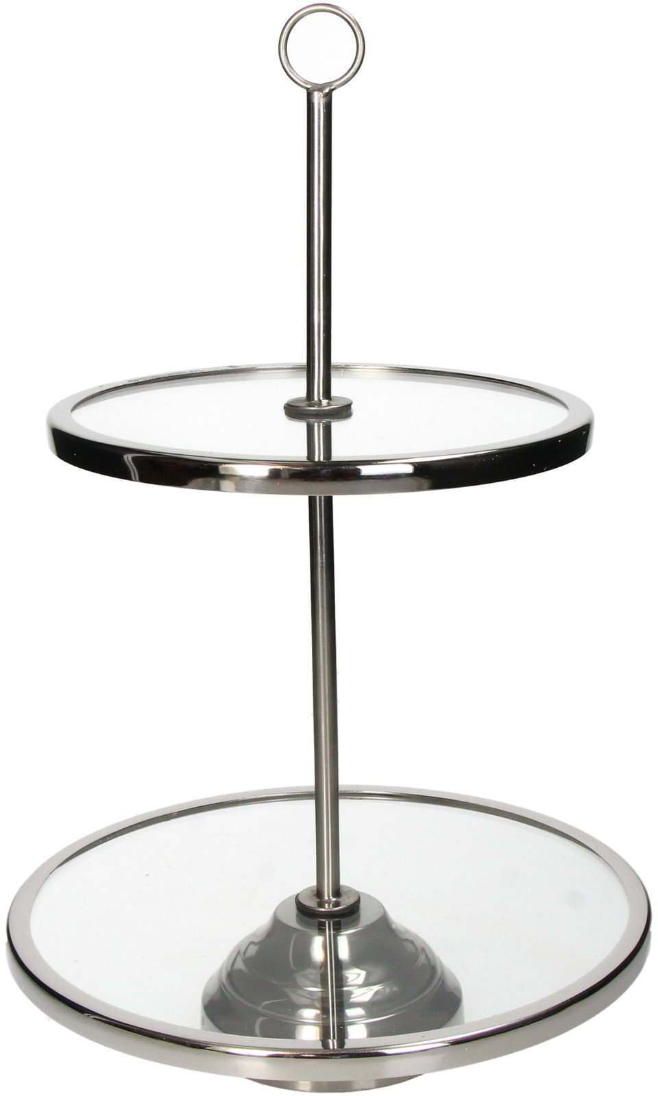 Etagere Iron Silver 26x26x41cm