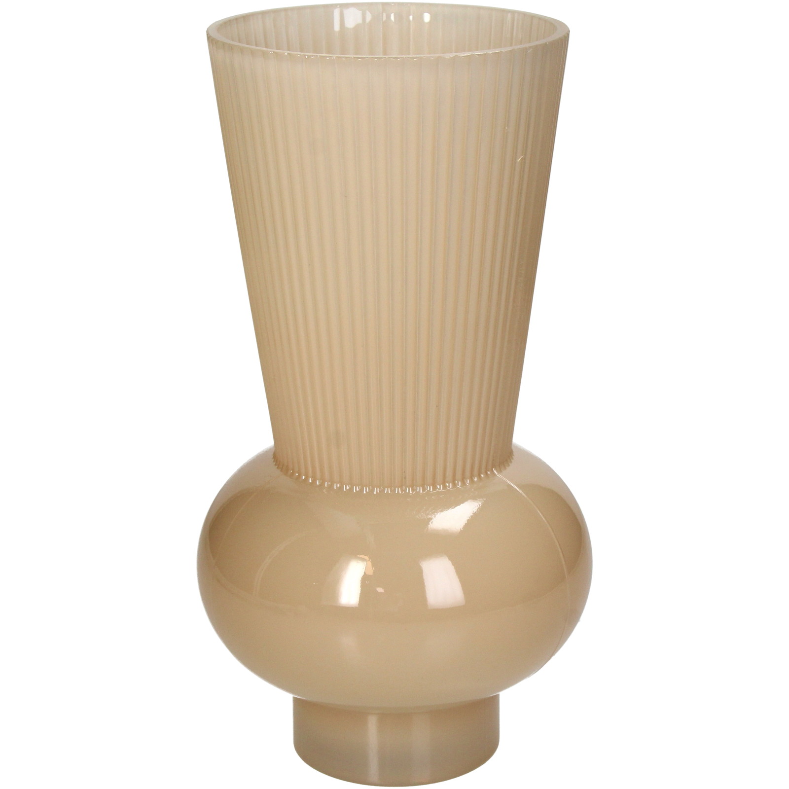 ■Vase Glass Beige