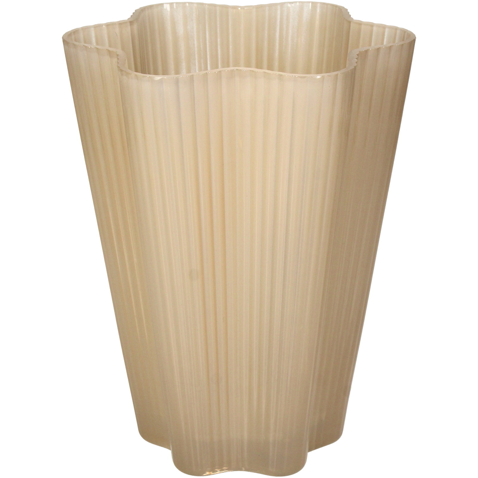 ■Vase Glass Beige