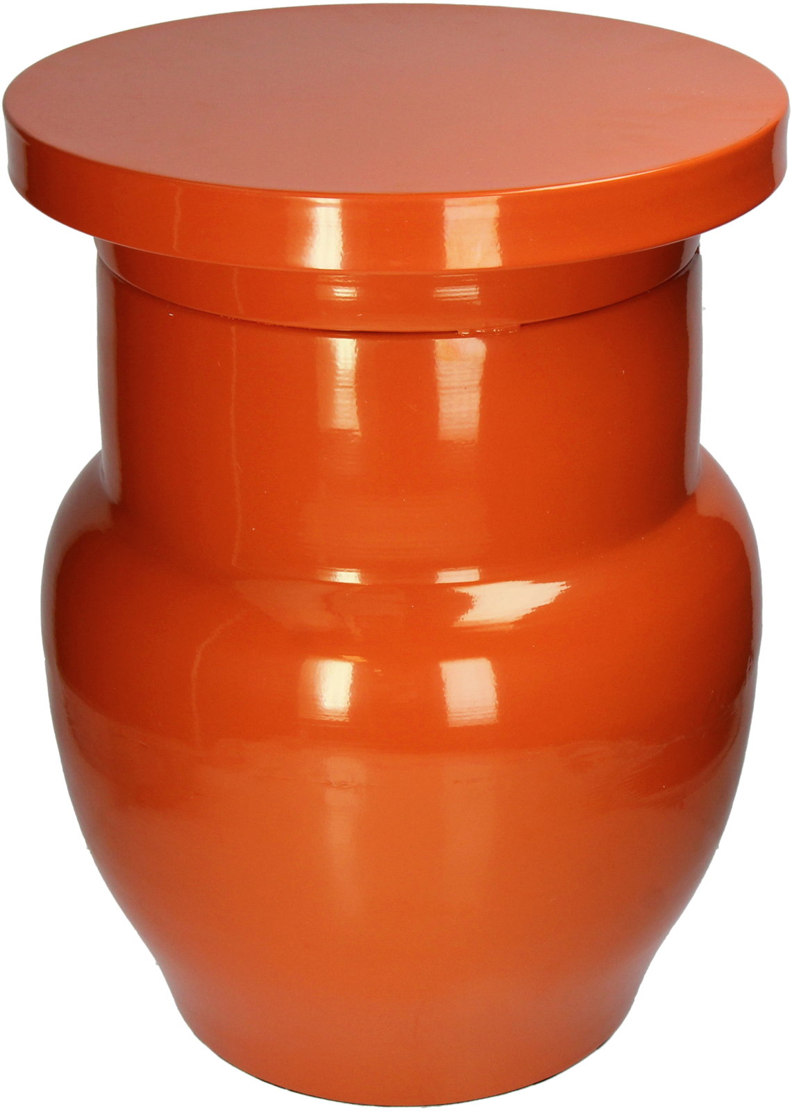 Pouf Iron Orange