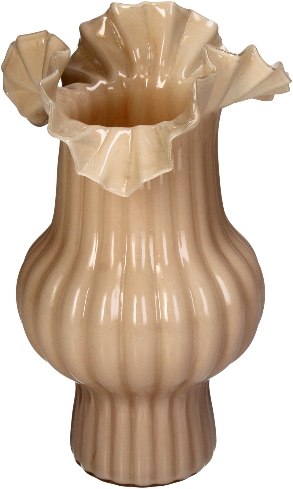 Vase Glass Beige