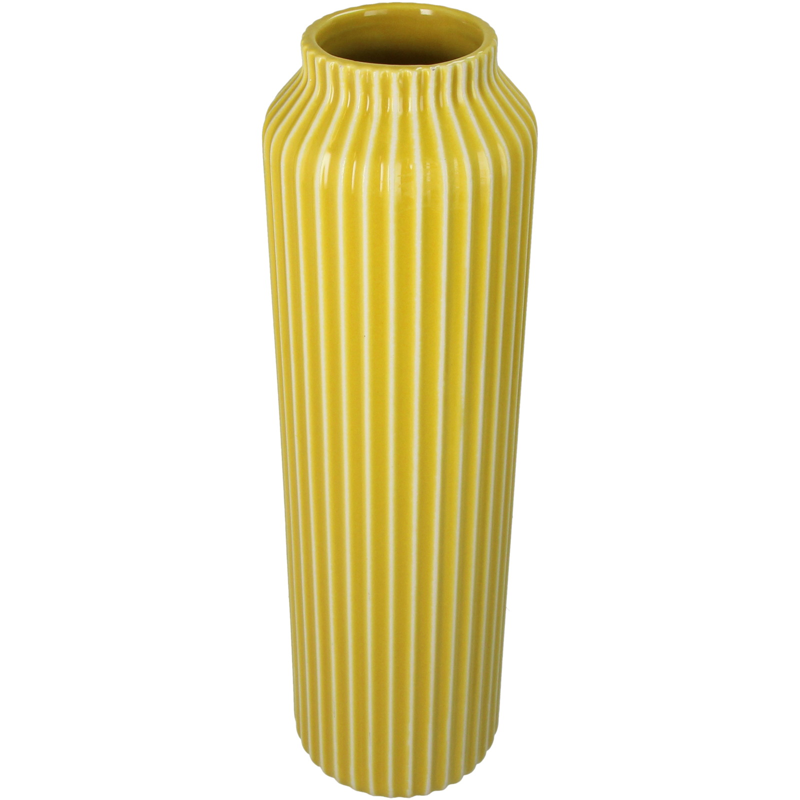 ■Vase Stoneware Mustard