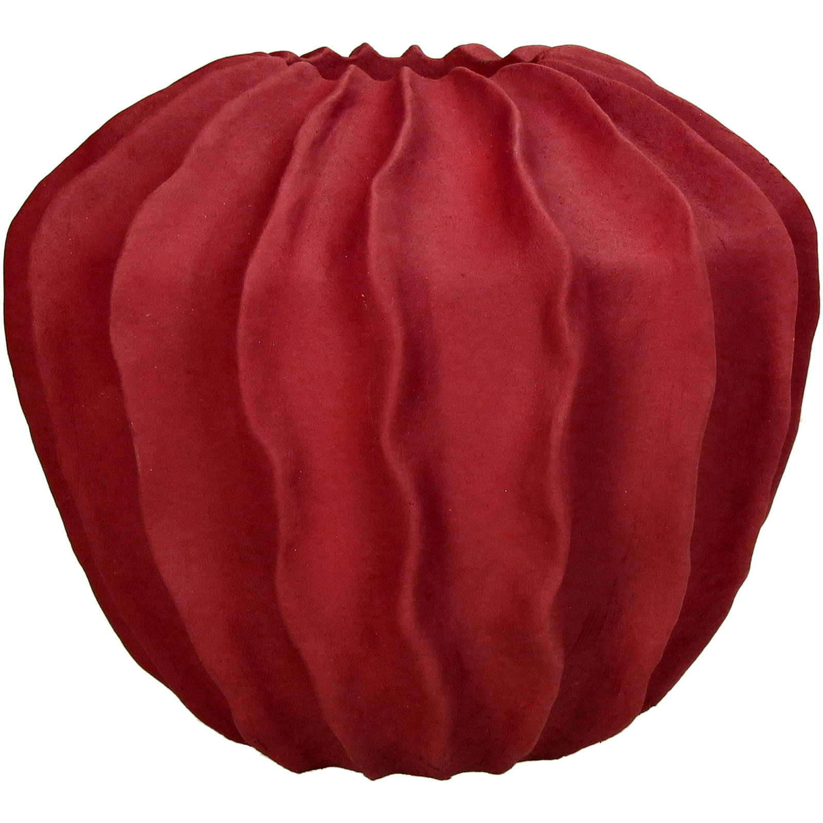 ��Vase Polyresin Red
