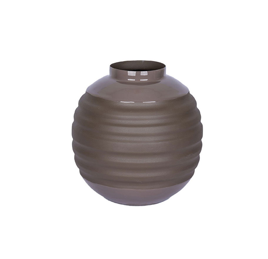HUUB VASE BROWN S