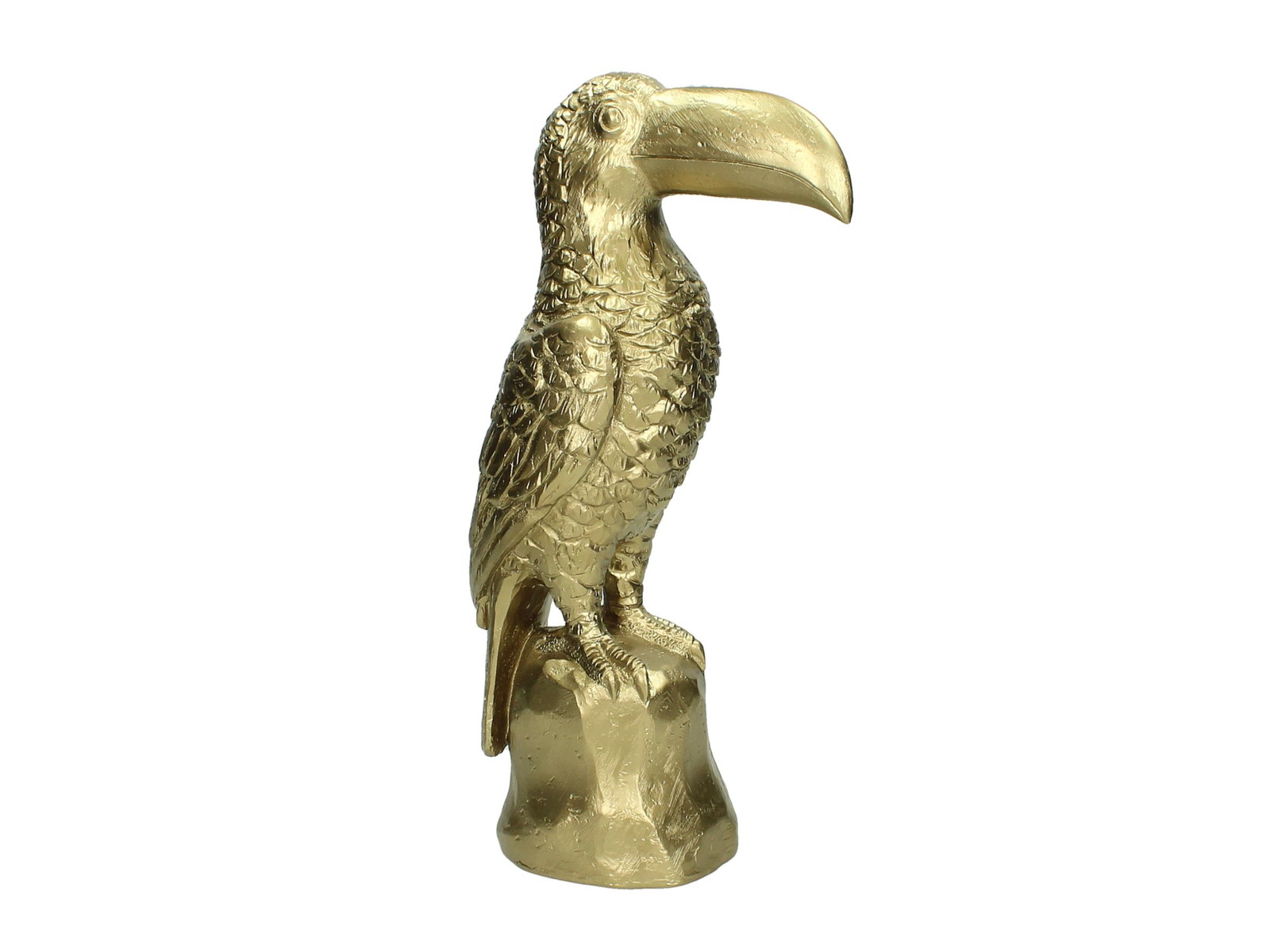 Bird Ornament Gold 32x10x17cm