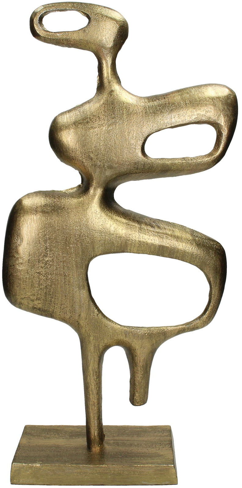 Ornament Sculpture Aluminium Gold 24x10x50cm