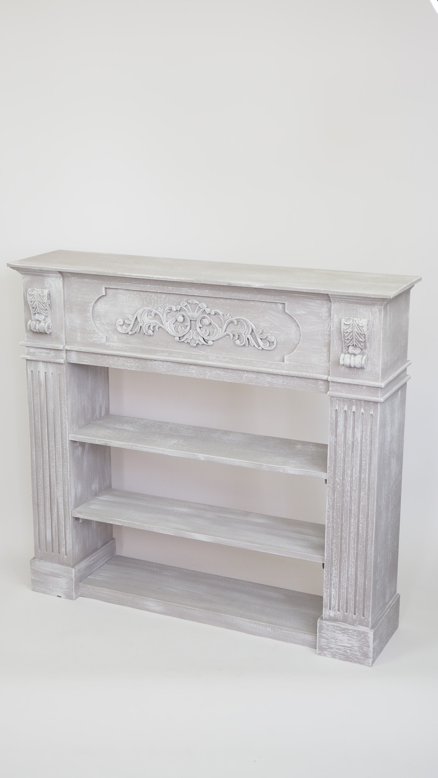 【個人宅配送不可】マントルピースShabby Gray