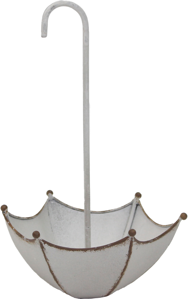 個人宅不可】アンブレラポットホワイトS: フラワーベース・鉢カバー