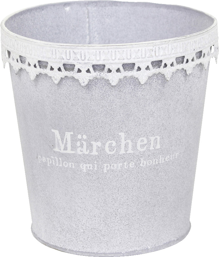 【個人宅配送不可】メルヘンポットシルバーL