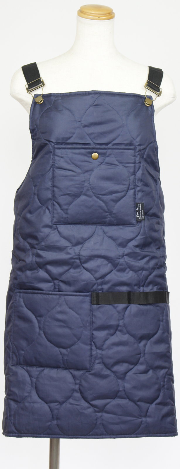 【個人宅不可】キルティングエプロンフルNavy
