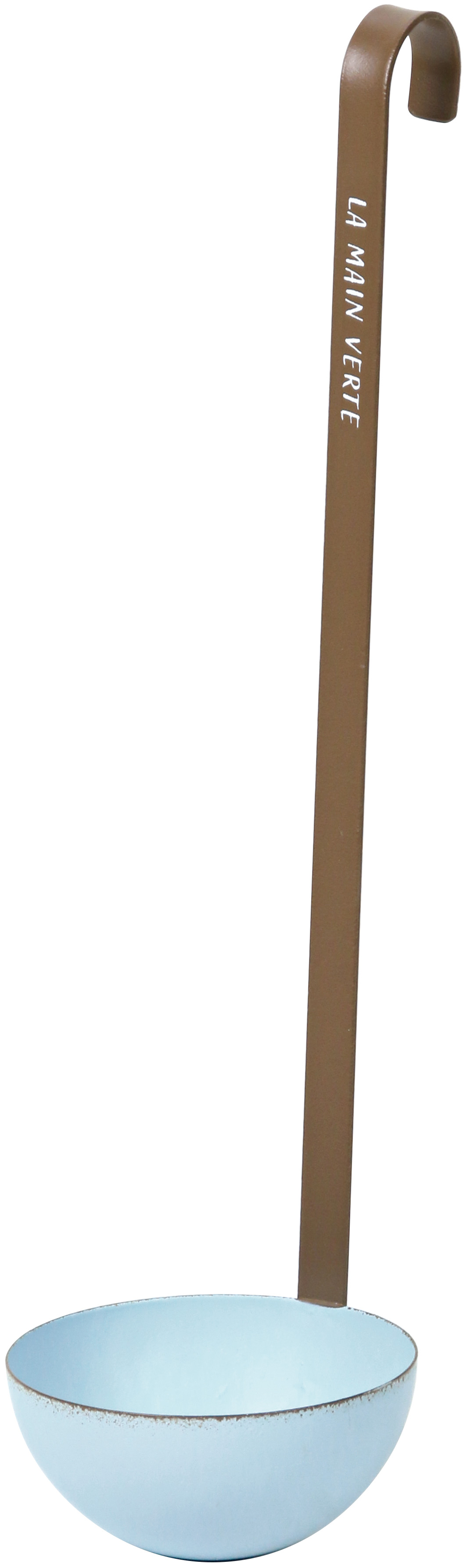 ガーデンブリキミニお玉ブルー