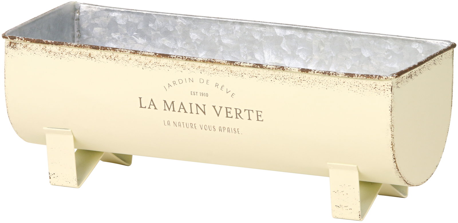 ガーデンブリキプランター L付