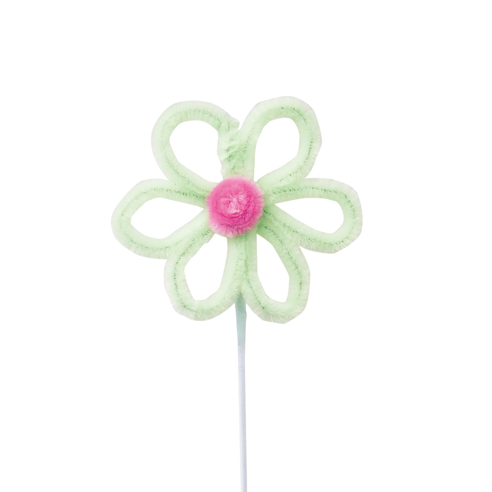 モールピック 小花 グリーン